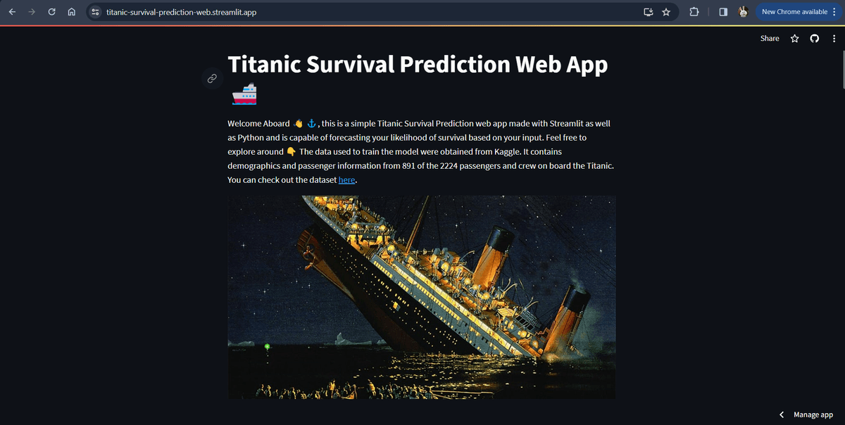 Titanic Survival Prediction